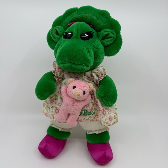 Barney Other - Vintage Baby Bop Plush with Pink Teddy
